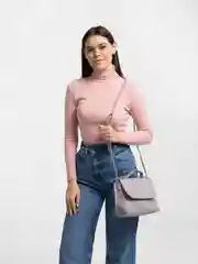 Лавандовый сумка на клапане