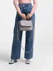 Лавандовый сумка на клапане