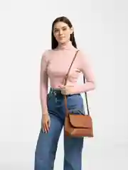 Карамельный сумка на клапане