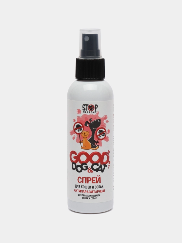 Спрей антипаразитарный GOOD DOG & CAT, для кошек и собак, 150 мл