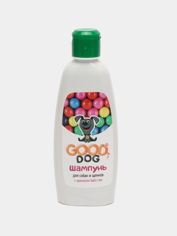 Шампунь для щенков и собак GOOD DOG, с ароматом бабл гам, 250 мл