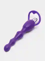 Фиолетовый вибратор анальный