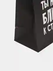 Коралловый пакет подарочный с надписью , 22х22х11 см, 23 вида