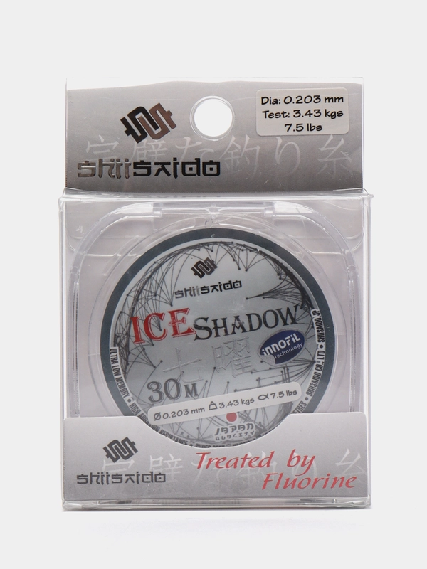 Леска рыболовная монофильная ICE SHADOW, зимняя, 30 м