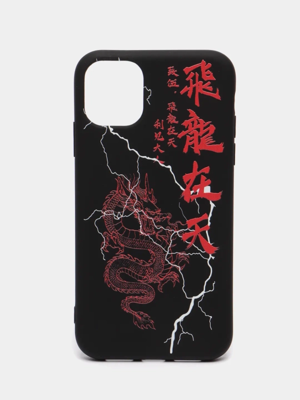 Чехол с принтом дракона для iPhone