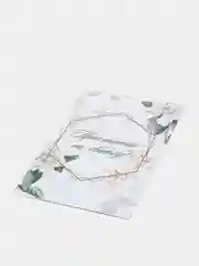 Белый приглашение на свадьбу, 10 х 15 см, 10 штук