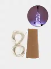 Белый светодиодная гирлянда пробка для бутылки 1 и 2 метра, 10 и 20 LED, новогодний декор