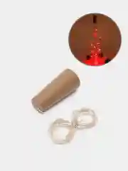 Красный светодиодная гирлянда пробка для бутылки 1 и 2 метра, 10 и 20 LED, новогодний декор