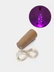 Фиолетовый светодиодная гирлянда пробка для бутылки 1 и 2 метра, 10 и 20 LED, новогодний декор