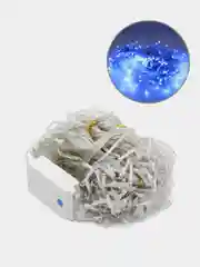 Синий гирлянда штора 3*3 метра