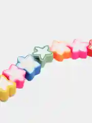 Прозрачный бусины Звездочки из полимерной глины ручной работы для творчества из бисера и бусин
