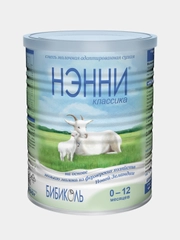 Смесь детская Бибиколь Нэнни Классика молочная сухая адаптированная, 0-12 месяцев, 400 г