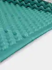 Зеленый туристический коврик гармошка для сна