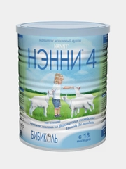 Напиток молочный сухой Бибиколь Нэнни 4 на основе козьего молока, с 18 месяцев , 800 г