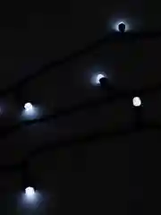 Белый гирлянда новогодняя, светодиодная, 8 режимов