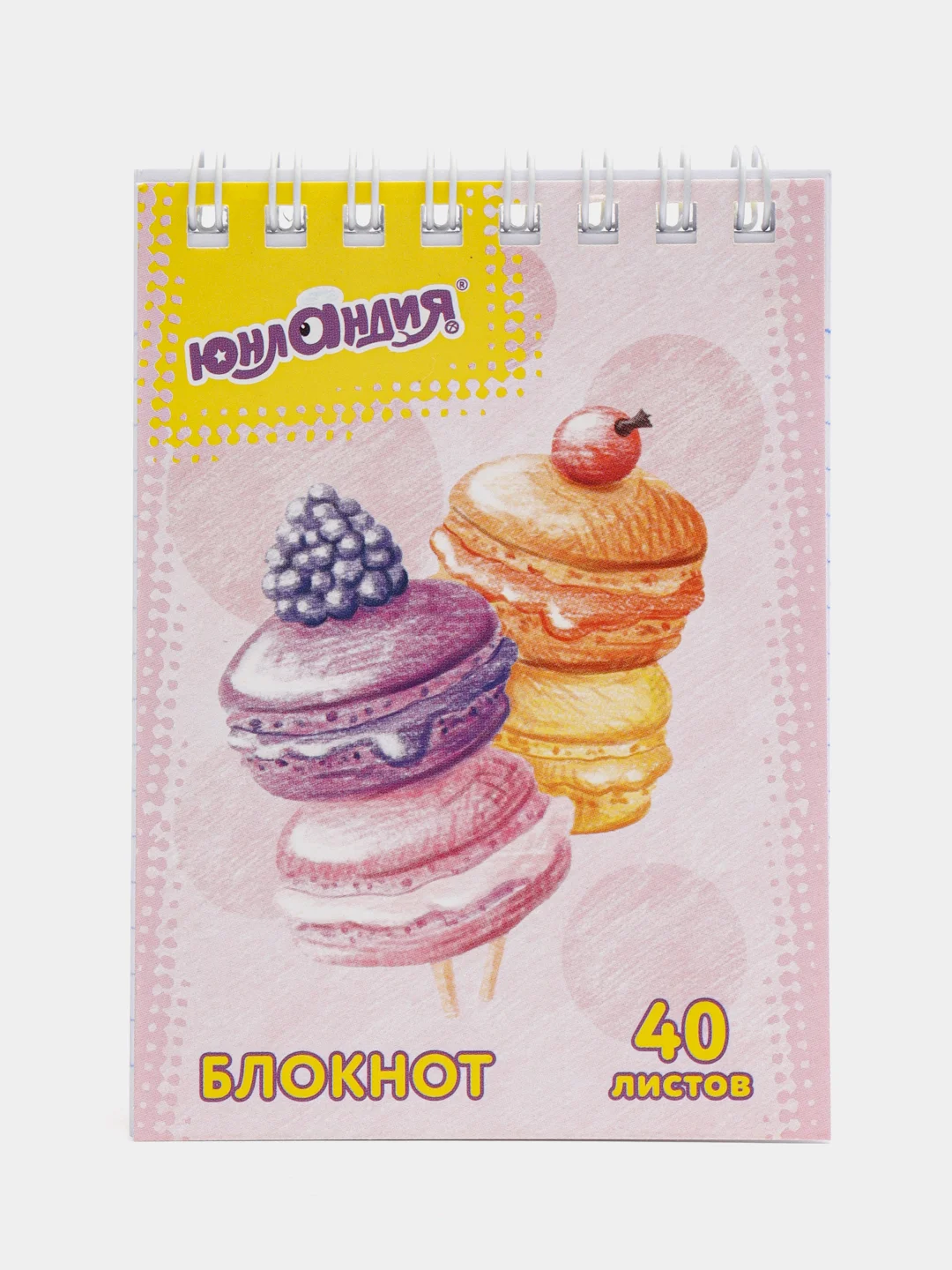 Блокнот в клетку, А7, 40 л