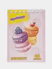 Блокнот в клетку, А7, 40 л