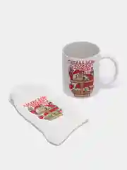 Бордовый подарочный новогодний набор 2 в 1, подарок на Новый год