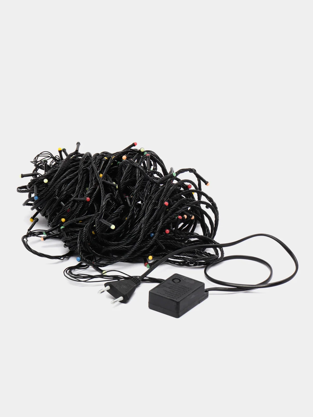 Фуксия уличная гирлянда-нить, LED, на черном проводе, 40 м