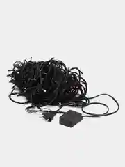 Фуксия уличная гирлянда-нить, LED, на черном проводе, 40 м