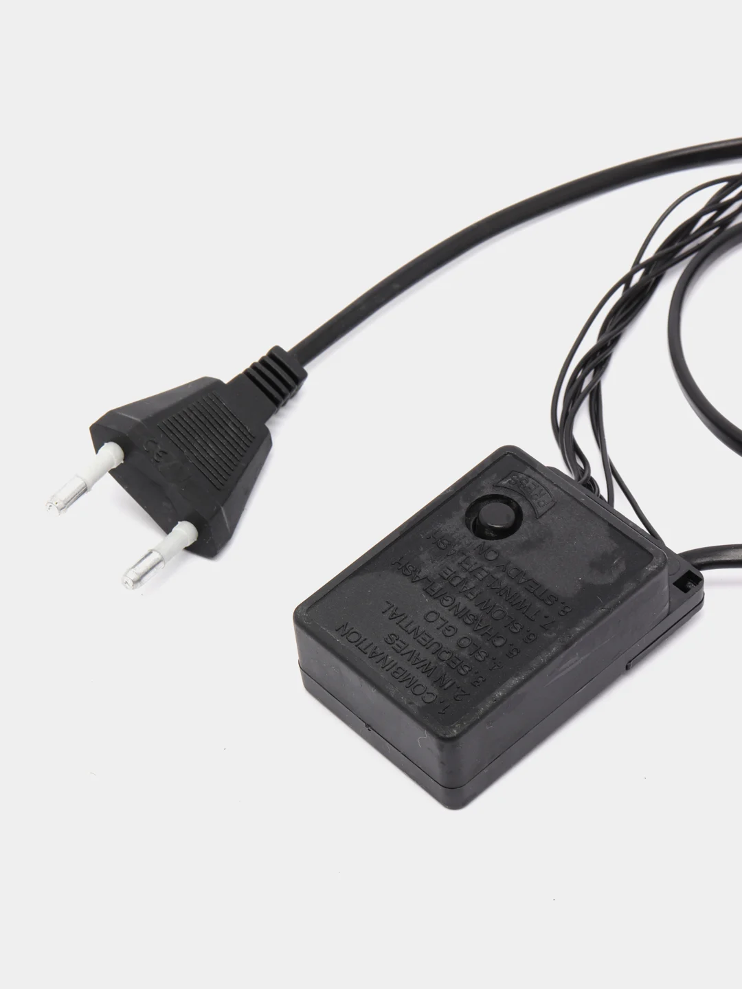 Фуксия уличная гирлянда-нить, LED, на черном проводе, 40 м