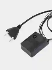 Фуксия уличная гирлянда-нить, LED, на черном проводе, 40 м