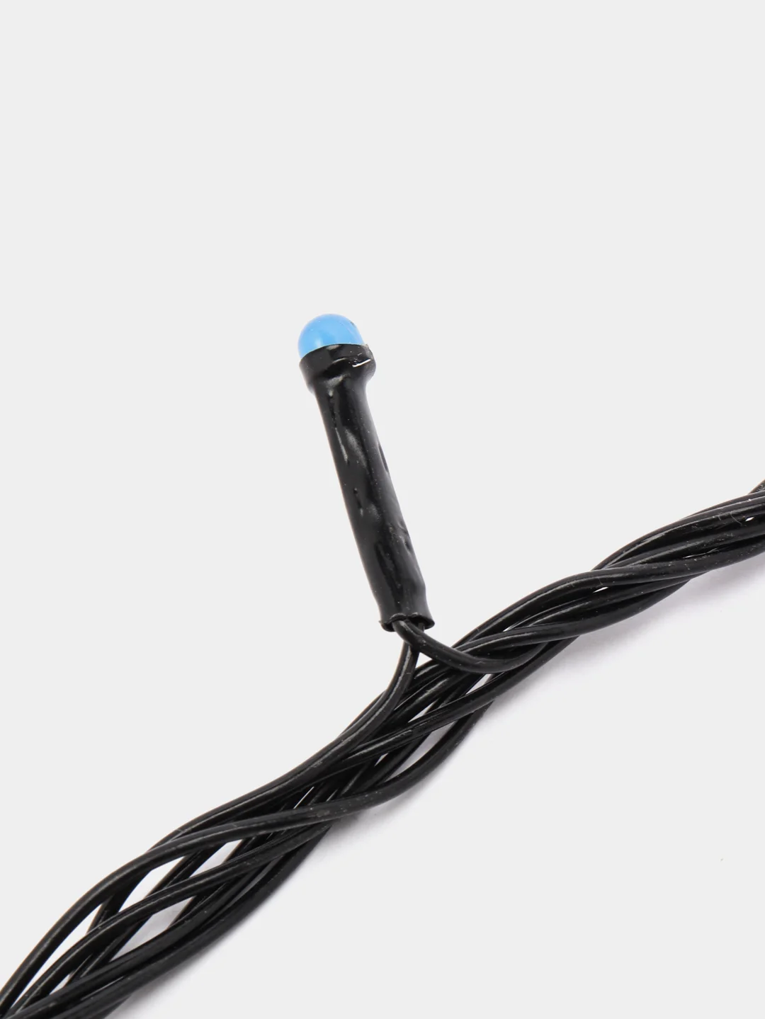 Фуксия уличная гирлянда-нить, LED, на черном проводе, 40 м