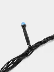Фуксия уличная гирлянда-нить, LED, на черном проводе, 40 м