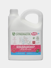 Кондиционер для белья детский SYNERGETIC гипоаллергенный, без запаха, 2,75 л, 90 стирок