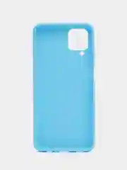 Голубой чехол для Samsung Galaxy A12 / M12 (Самсунг А12 / М12), силиконовый