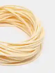 Кремовый вощеный шнур 1 мм