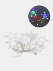 Алый гирлянда-штора "Звезда", белый желтый, LED 2,8 х 0,9