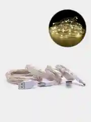 Лимонный гирлянда медная светодиодная LED, USB питание
