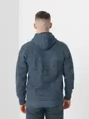 Синий свитер утеплённый, мужской