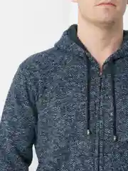 Синий свитер утеплённый, мужской