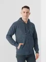Синий свитер утеплённый, мужской