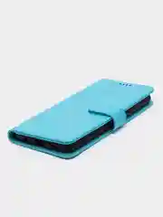 Голубой чехол-книжка для Samsung Galaxy A03, кожаный PU