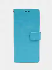 Голубой чехол-книжка для Samsung Galaxy A03, кожаный PU