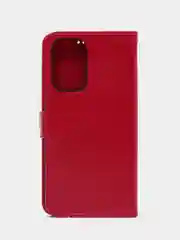 Фуксия кожаный PU чехол-книжка для Samsung Galaxy A33 5G