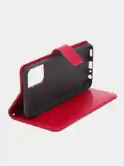 Фуксия чехол книжка для Samsung Galaxy A23, кожаный PU