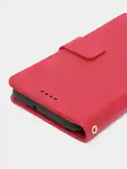 Фуксия чехол книжка для Samsung Galaxy A23, кожаный PU