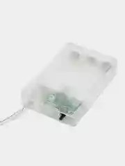 Белый гирлянда светодиодная "Пузырьки", LED, на батарейках, USB питание