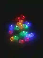 Белый гирлянда светодиодная "Пузырьки", LED, на батарейках, USB питание