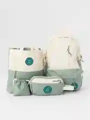Зеленый рюкзак 4 в 1