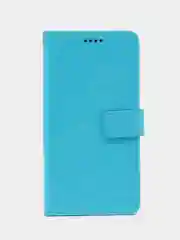 Голубой чехол-книжка для Samsung Galaxy A03 Core, кожаный PU