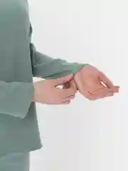 Мятный костюм женский, трикотажный