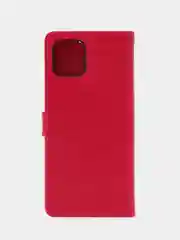 Фуксия чехол-книжка для Samsung Galaxy A03, кожаный PU