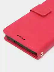 Фуксия чехол-книжка для Samsung Galaxy A03, кожаный PU