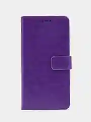 Фиолетовый чехол-книжка для Samsung Galaxy A03 Core, кожаный PU
