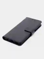 Темно-синий чехол книжка для Samsung Galaxy A23, кожаный PU